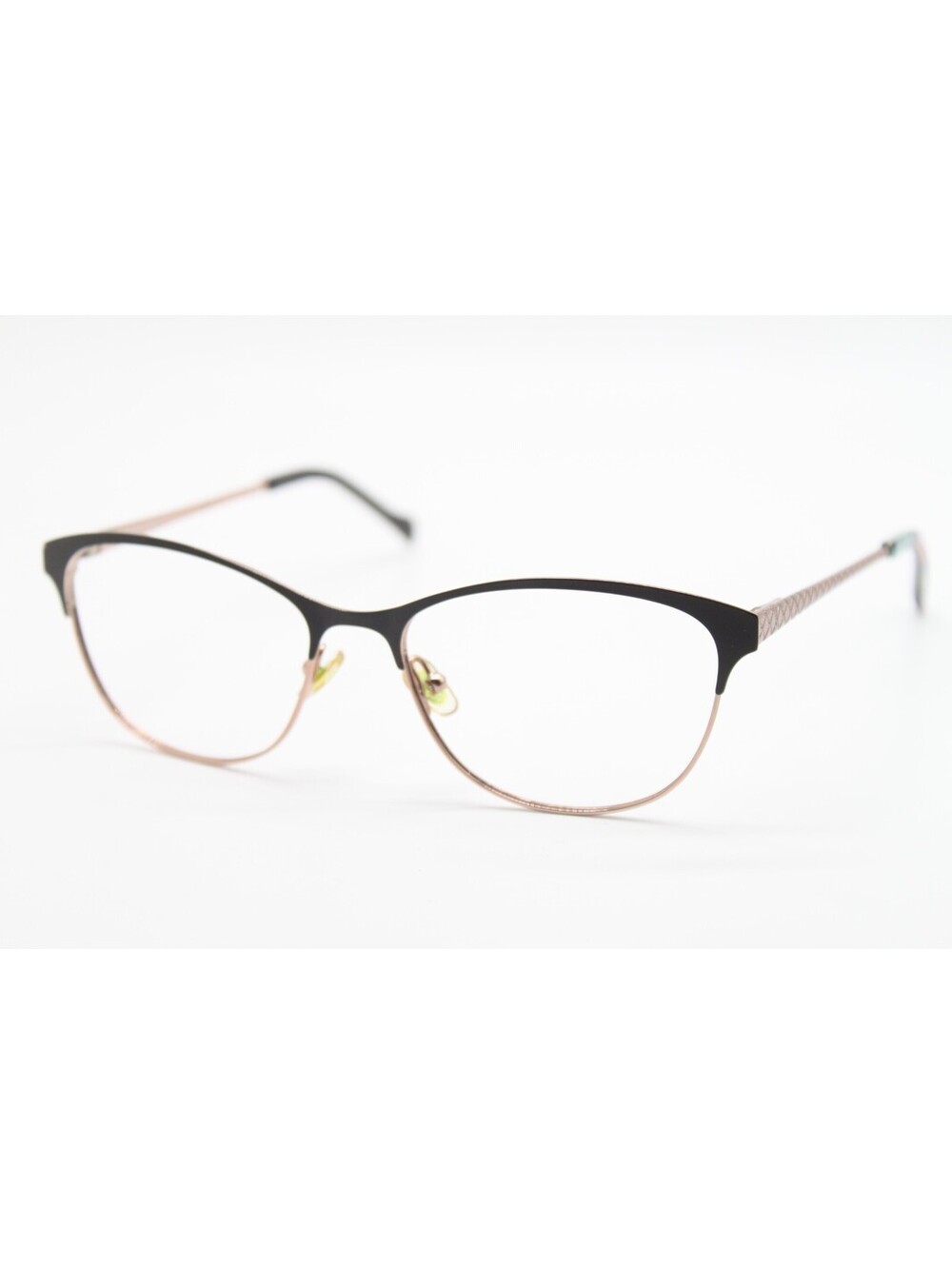 NEW VERA BRADLEY CARLIE VINES FLORAL VIF BLACK GOLD AUTHENTIC EYEGLASSES 53-16